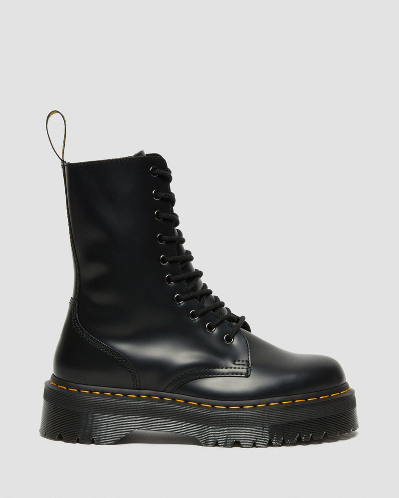 Jadon Hi Boot Smooth Leather Platforms - 1