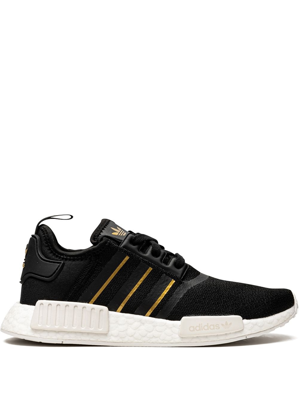 adidas NMD R1 low top Black Gold Metallic sneakers REVERSIBLE