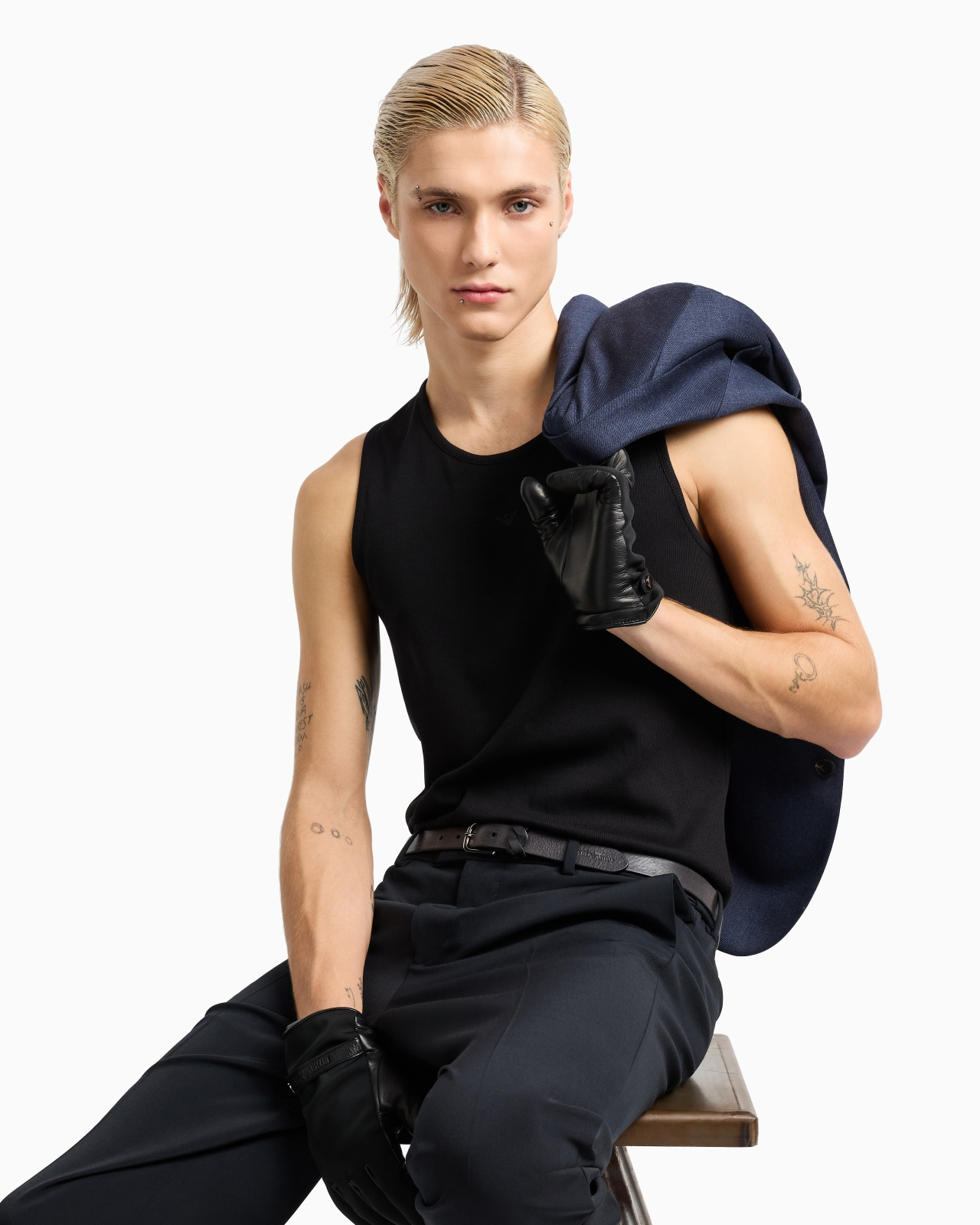 KNIT-EFFECT RIBBED TANK TOP - 6
