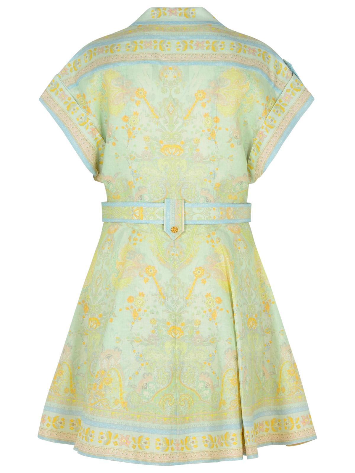 Zimmermann 'Acacia' Light Green Linen Dress Women - 3