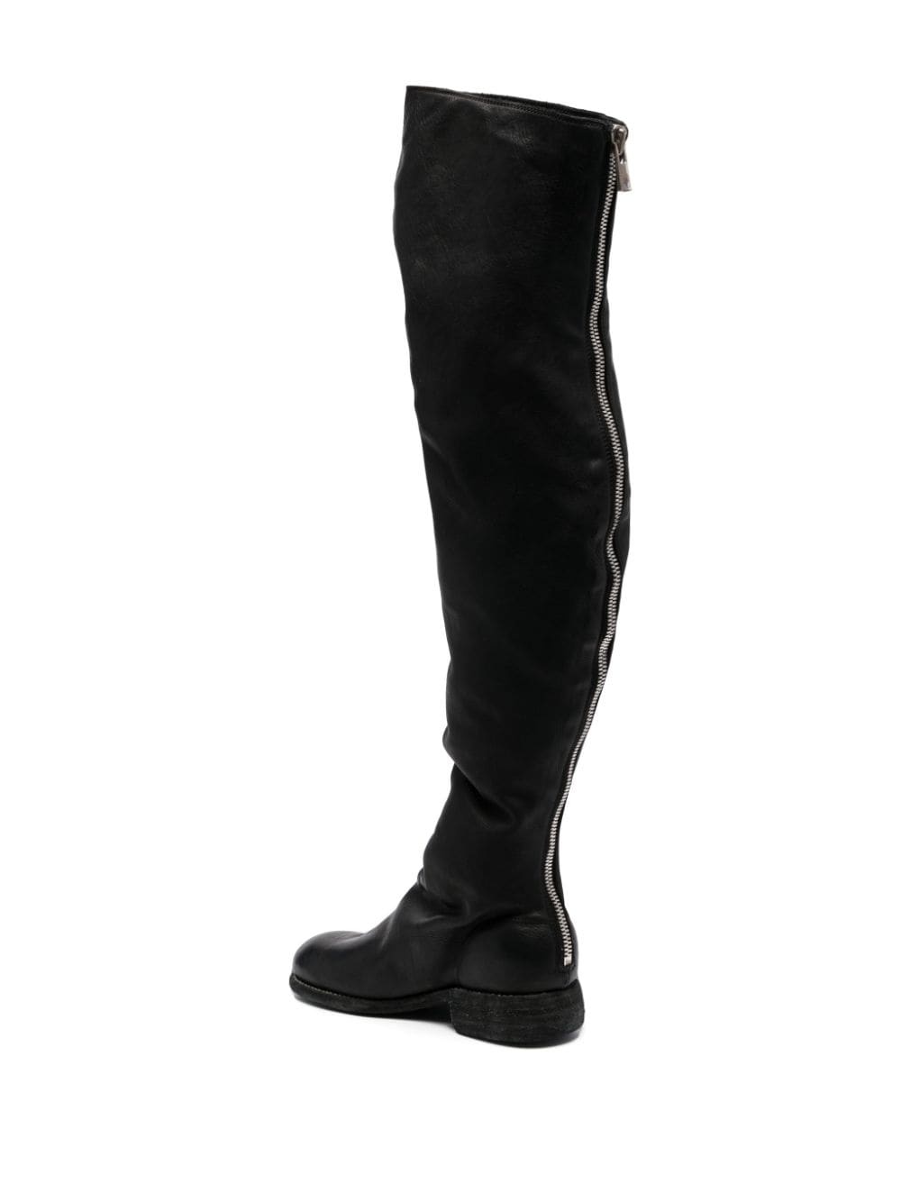 thigh-lenth leather boots - 3