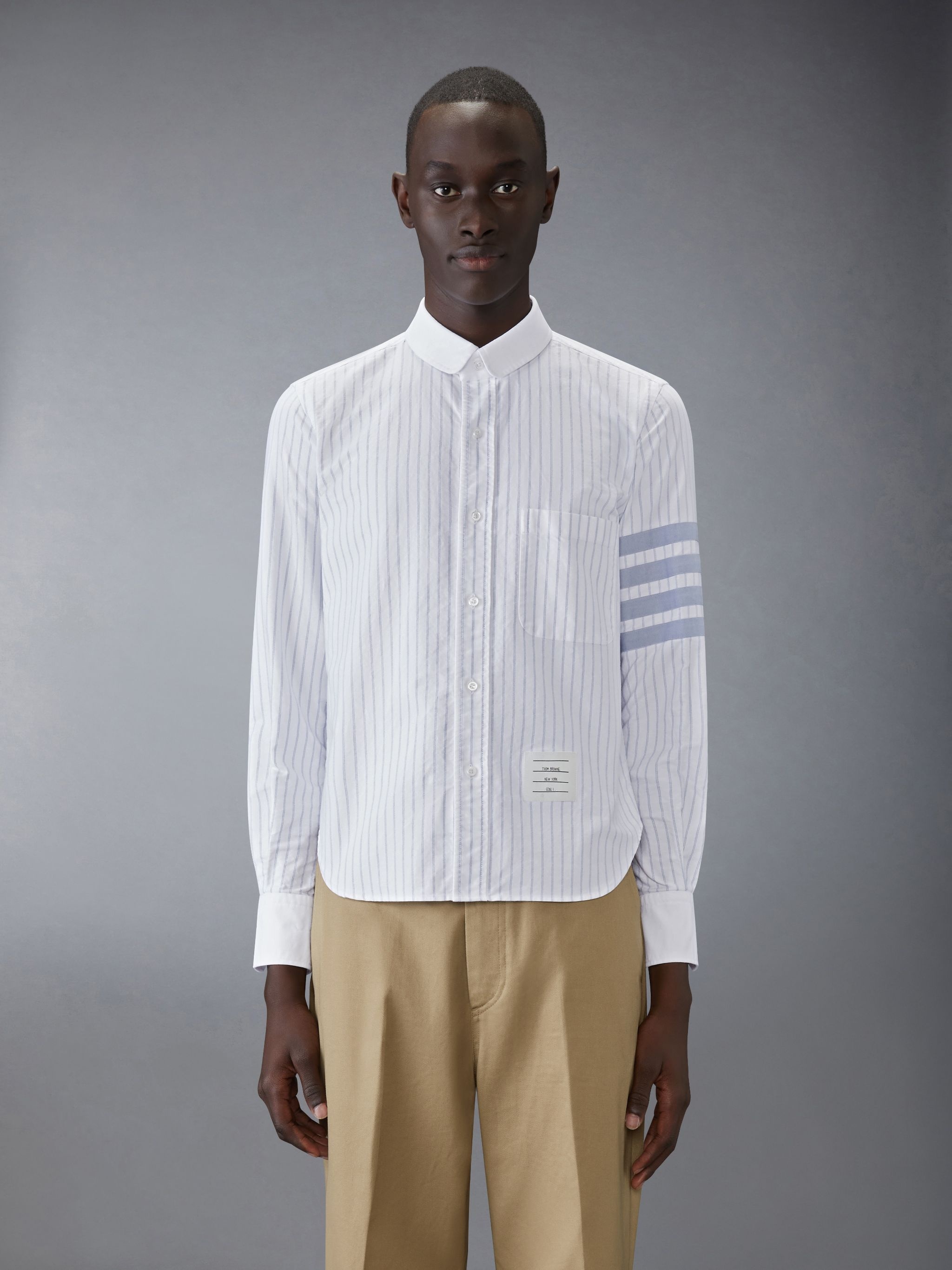 Oxford 4-Bar Shadow Pinstripe Shirt - 2