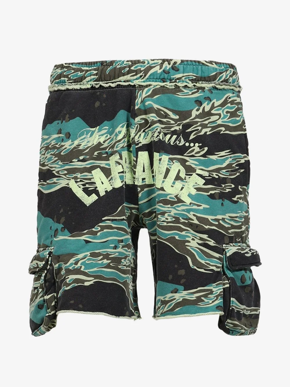 x La France camouflage-print shorts - 1