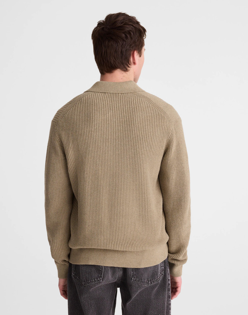 Madewell Cotton Shaker-Stitch Polo outlook