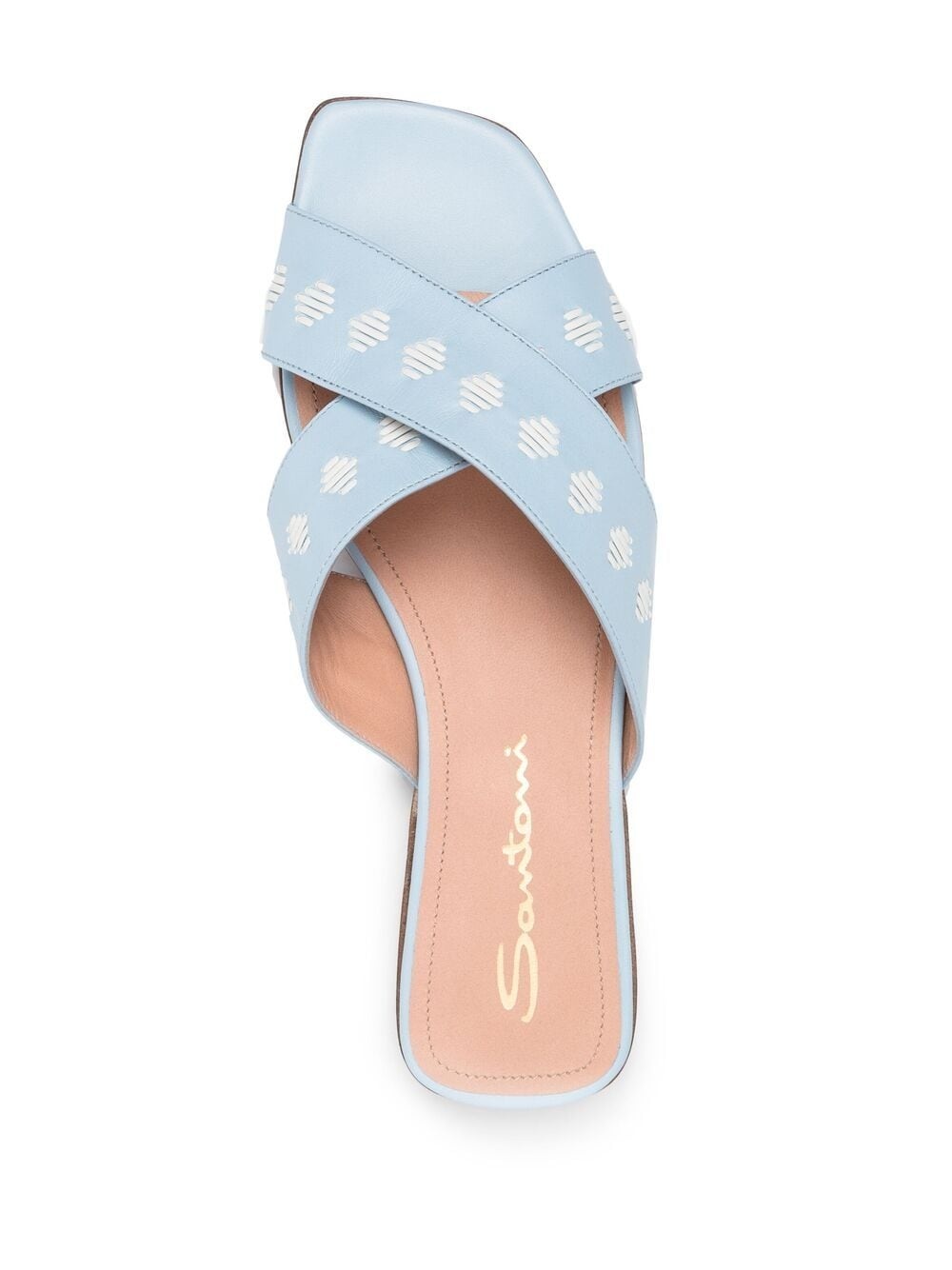 crossover straps sandals - 4