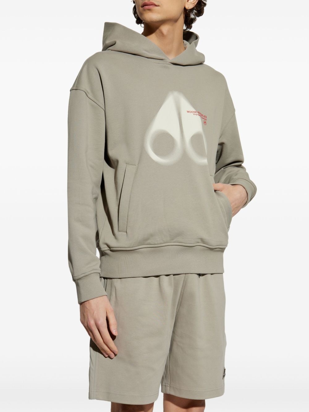 logo-print hoodie - 3
