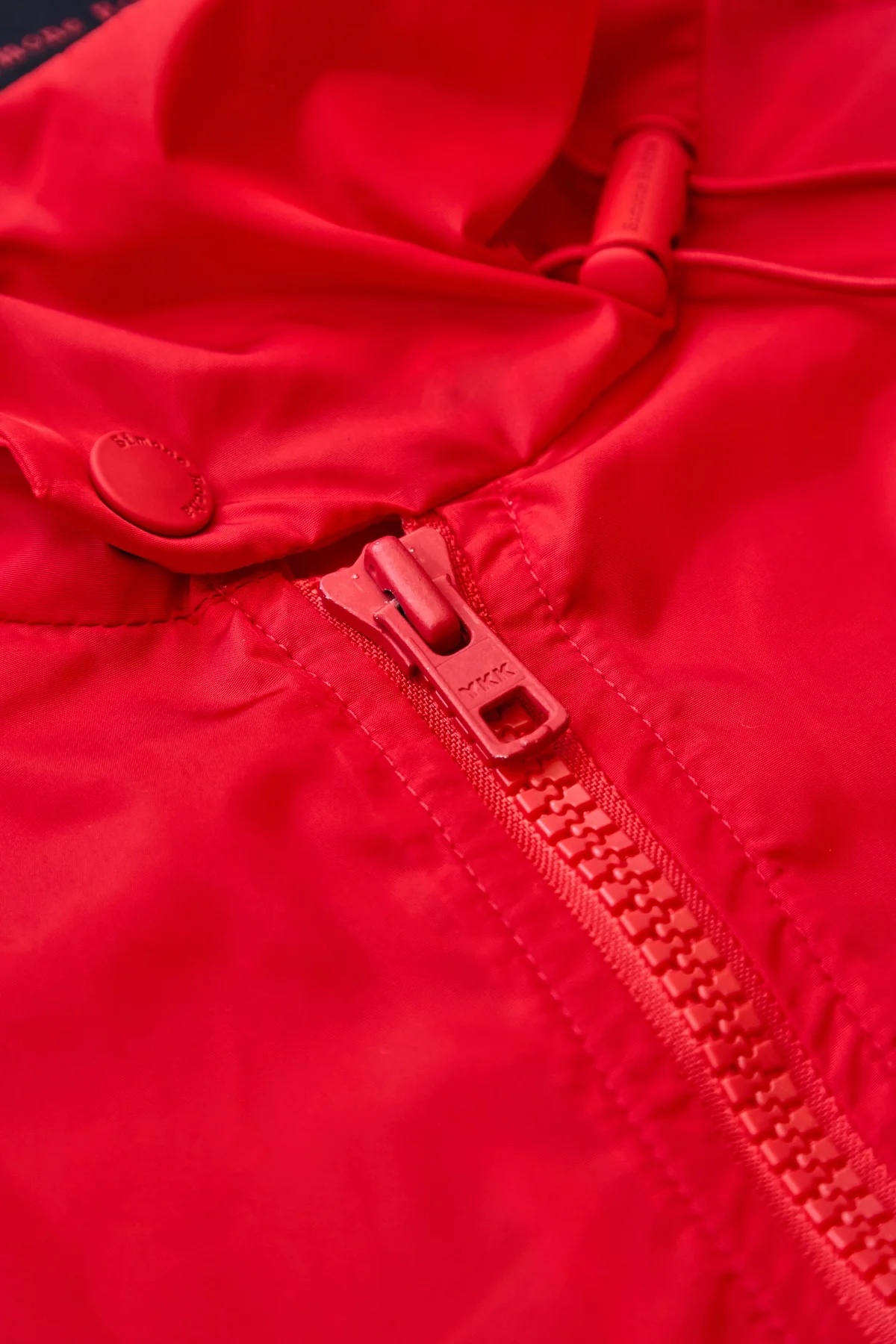 Simone Rocha Drawstring Harrington Jacket W/ Daisy Emb Red - 3
