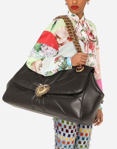 Dolce & Gabbana Devotion maxi-bag in quilted nappa leather outlook