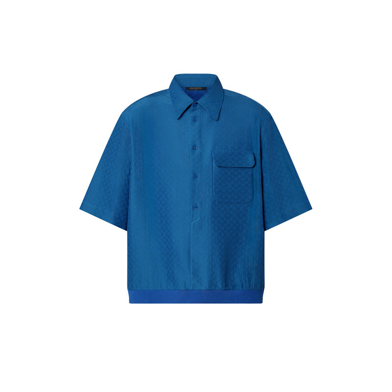 Mini Monogram Silk Blend Polo Shirt 1
