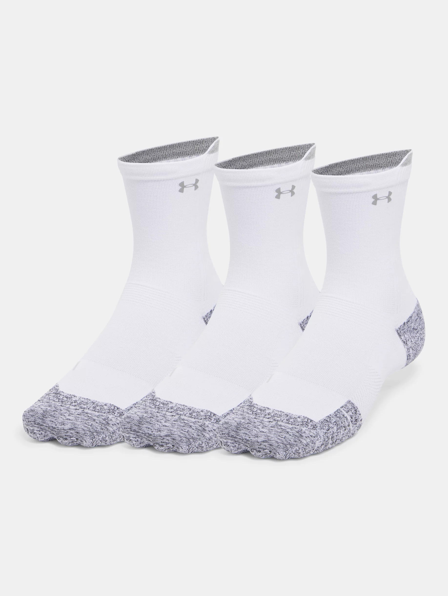 Unisex UA ArmourDry® Run Cushion 3-Pack Mid-Crew Socks - 3