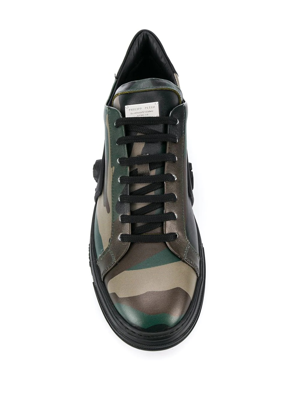 Camouflage low-top sneakers - 4