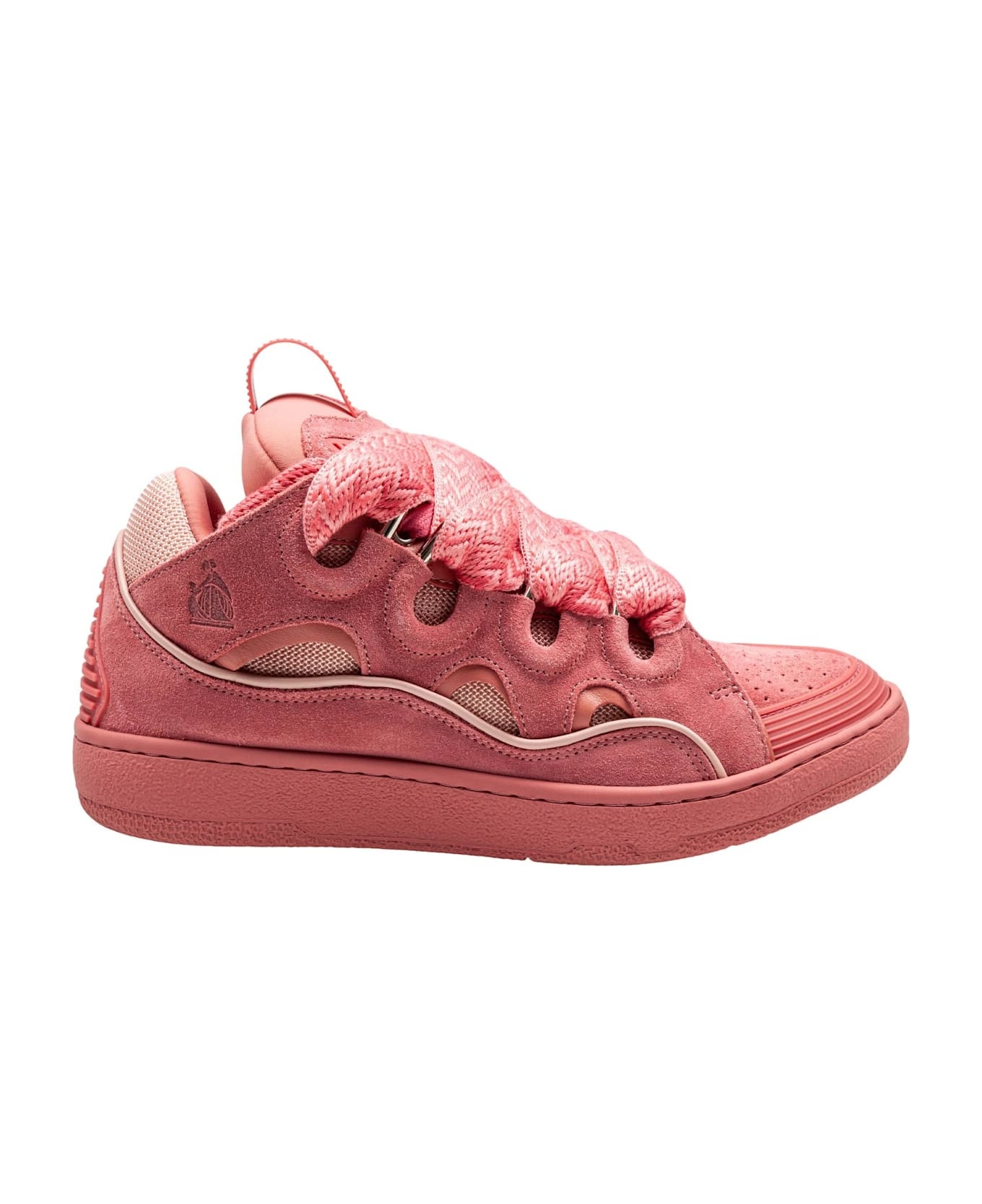 Curb Suede Sneakers Pink Color - 1