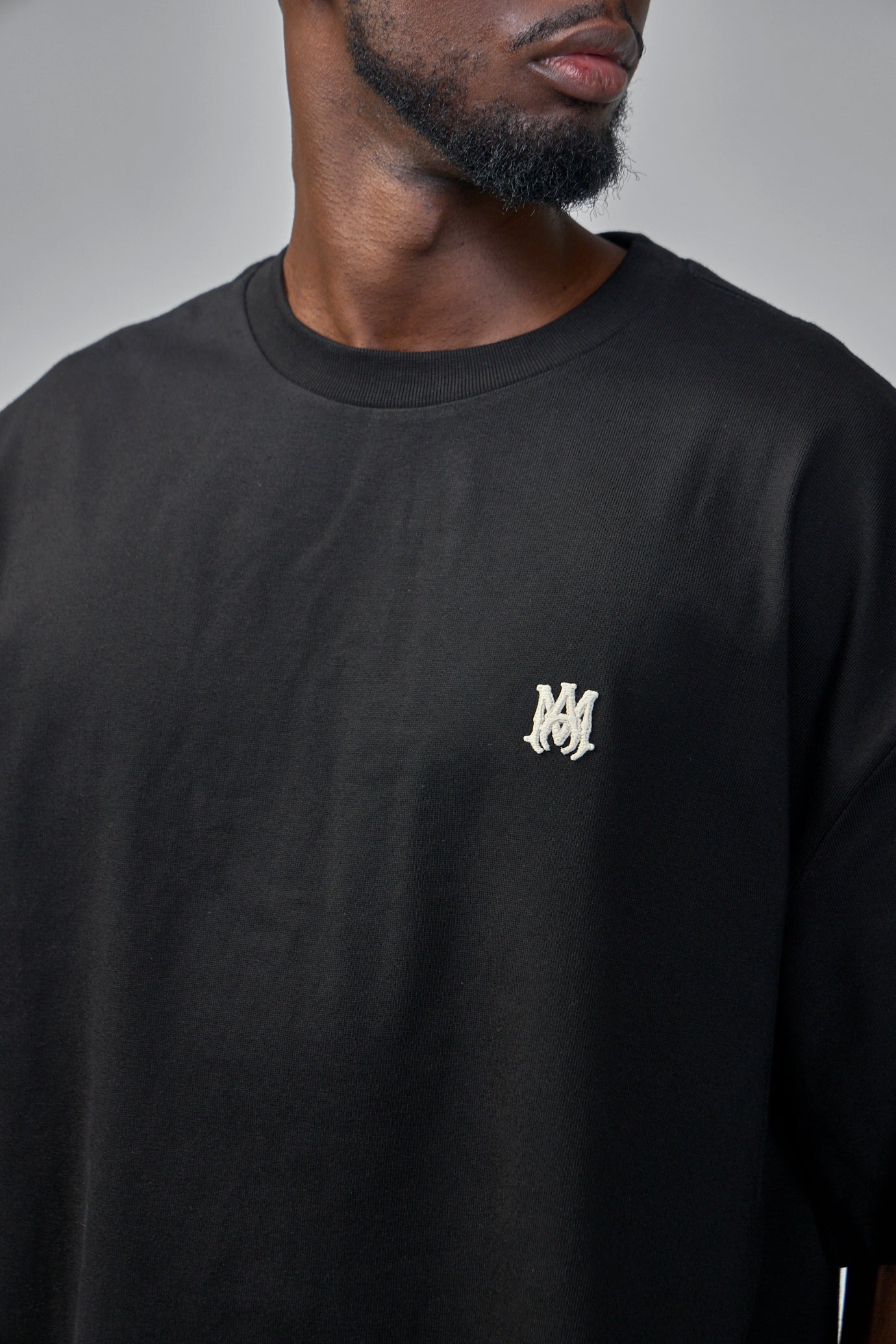 MA Skater Logo Embroidered Crewneck T-Shirt - 5