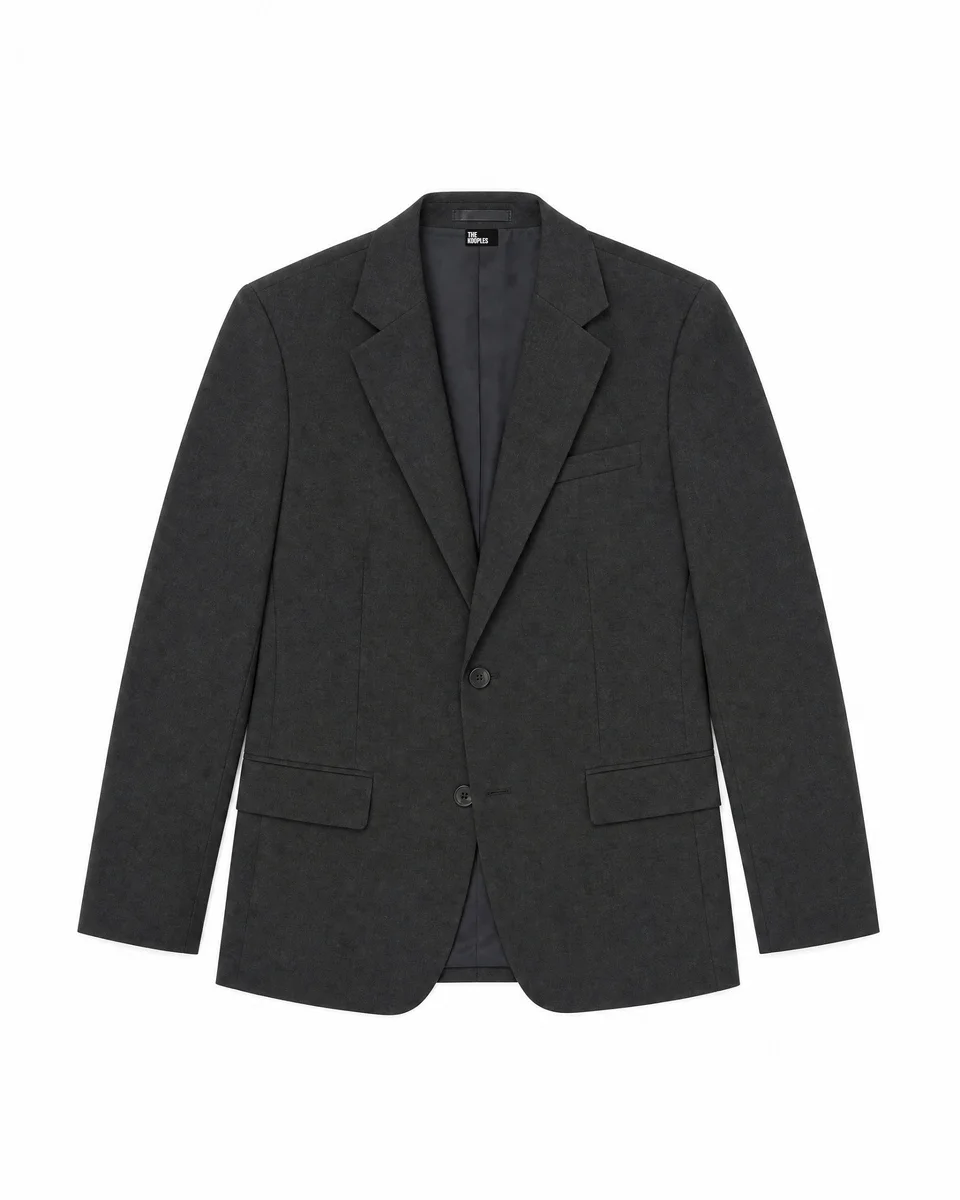 ANTHRACITE GRAY WOOL SUIT JACKET - 1