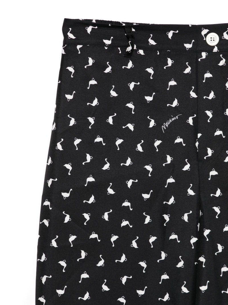 printed straight trousers 3