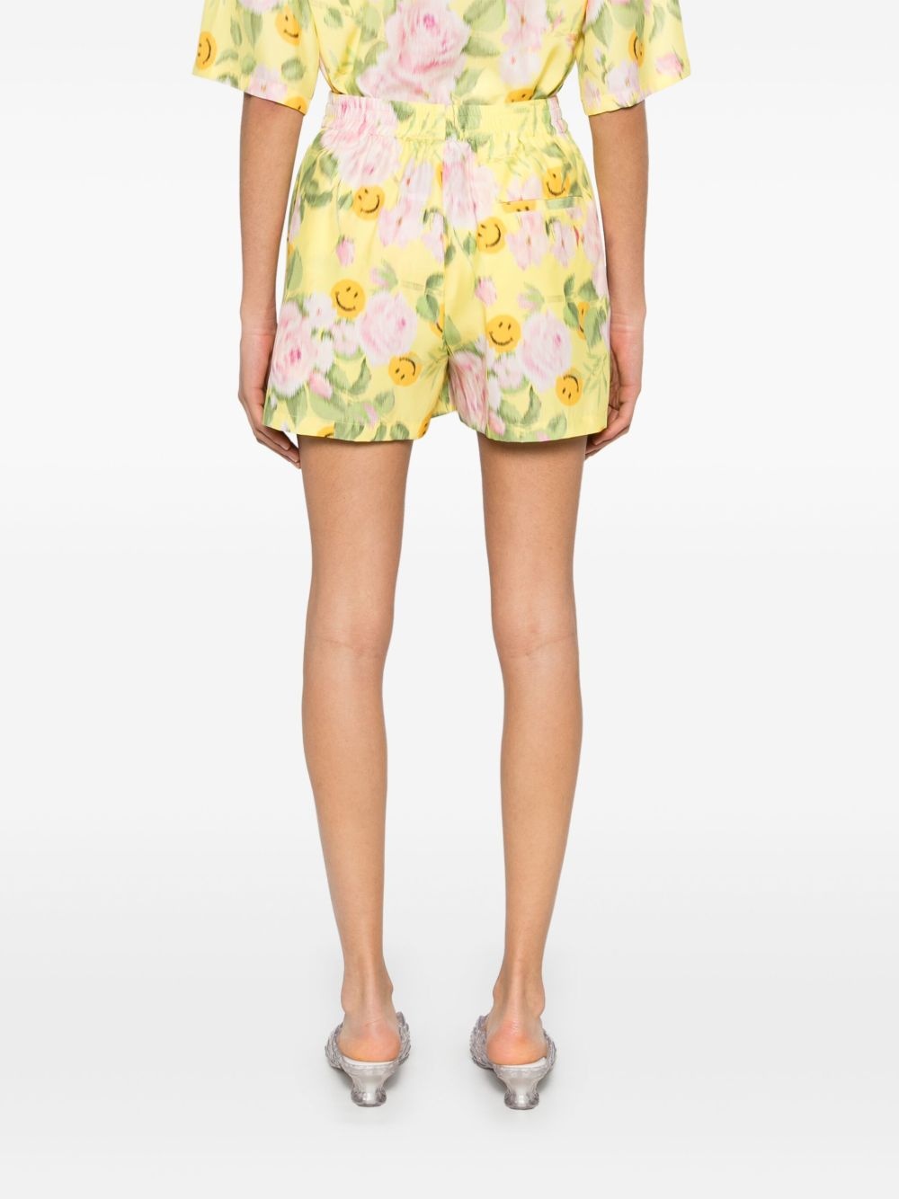 x Smiley floral-print shorts - 4