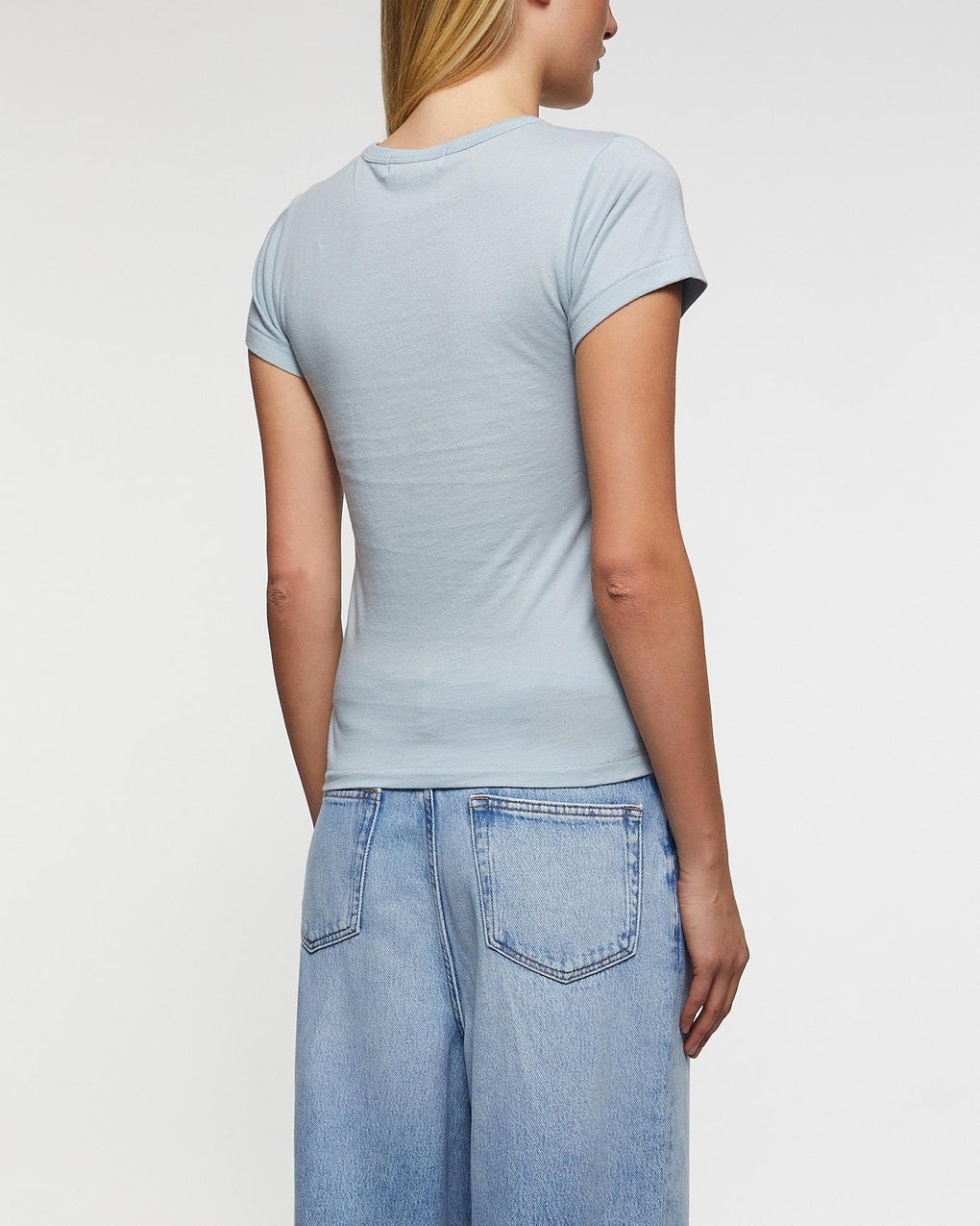 T-shirt Short Sleeve Dusty blue - 4