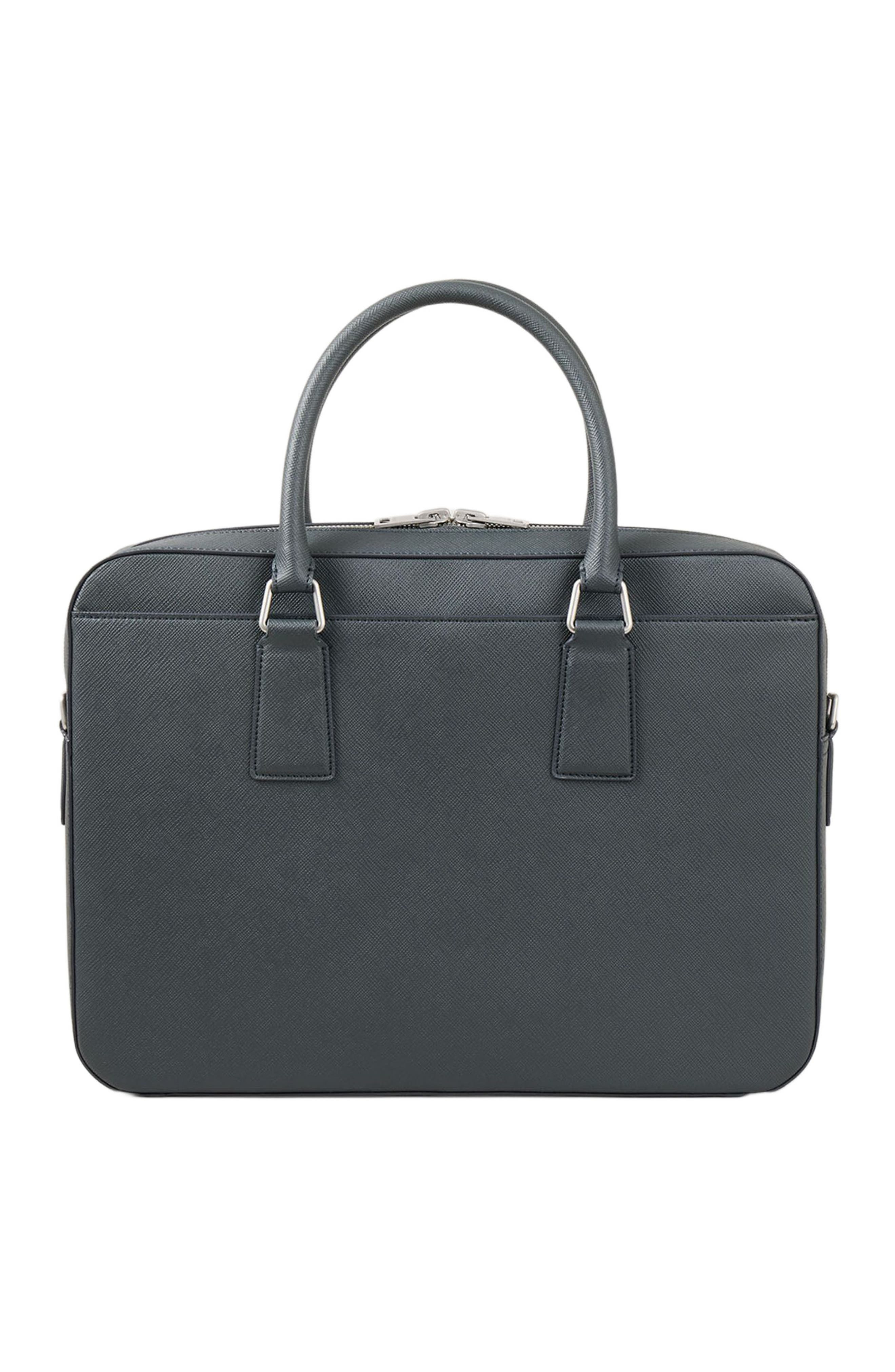 SANDRO Reconstituted leather briefcase in Steel at Nordstrom - 3