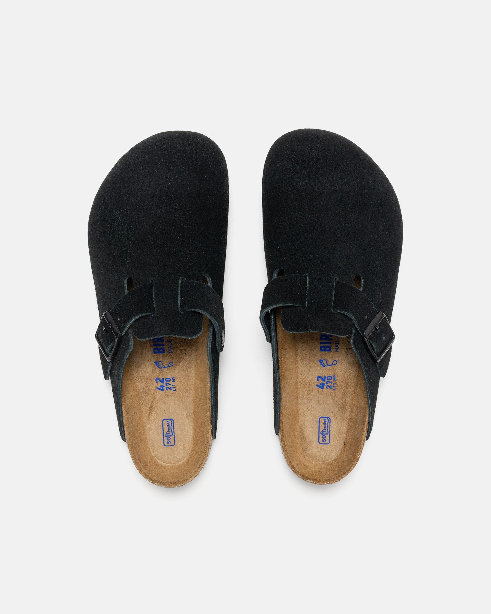 Boston Soft Footbed Black Suede - 4