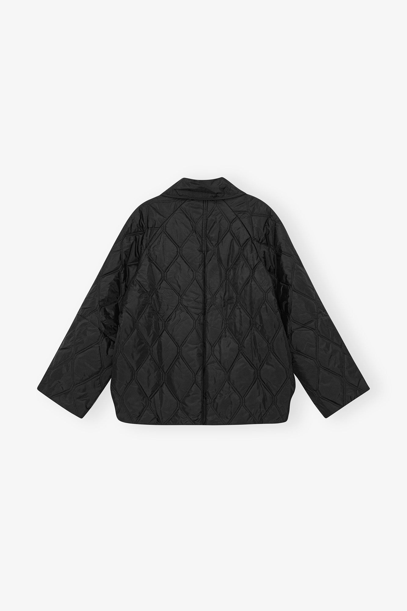 BLACK RIPSTOP QUILT JACKET - 6