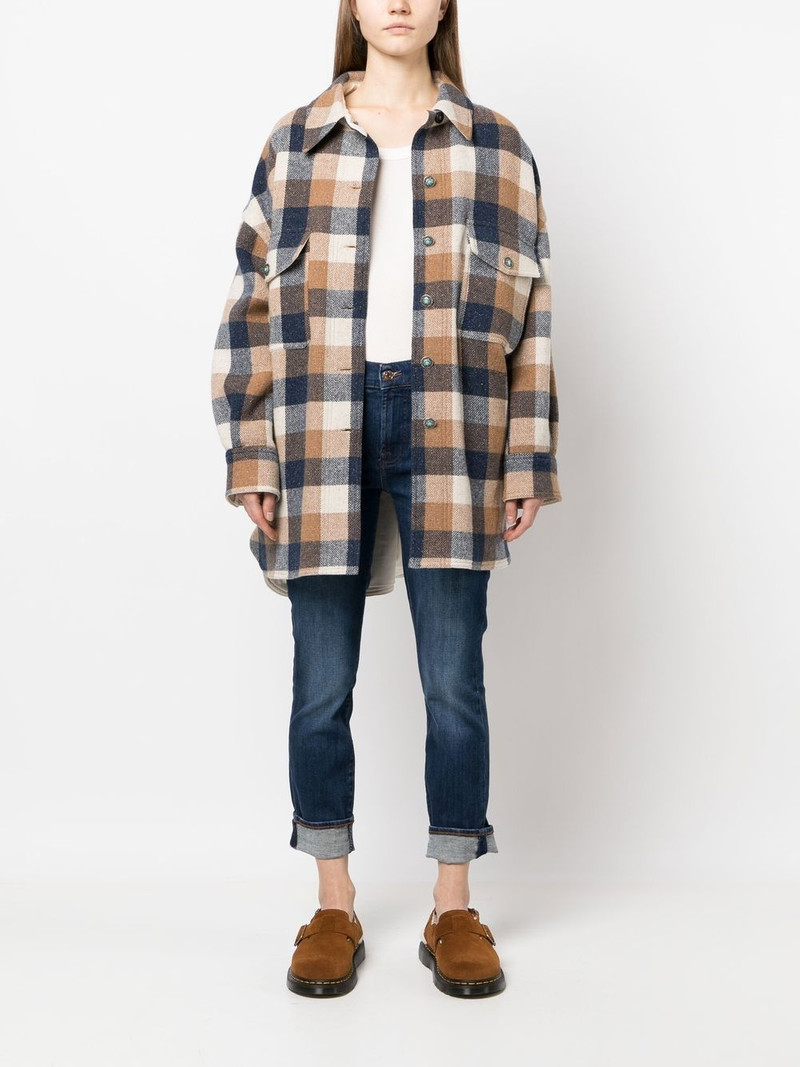 7 For All Mankind mid-rise cropped jeans outlook