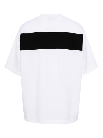 Kolor stripe-detail jersey T-shirt outlook