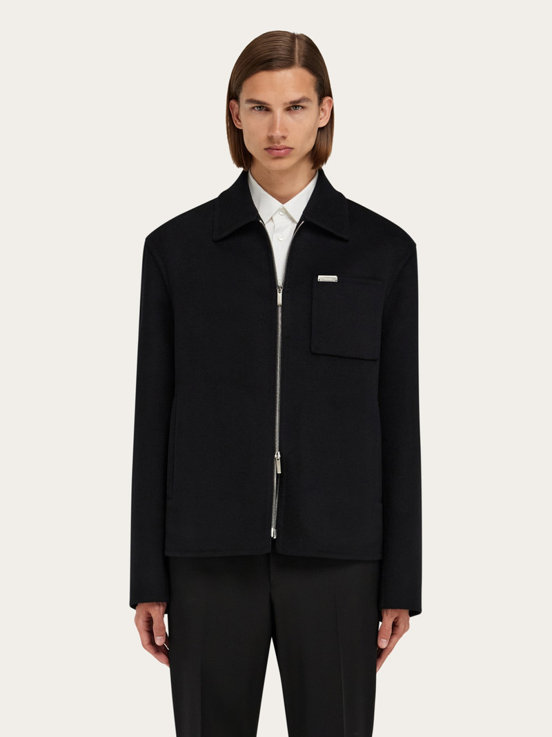 FERRAGAMO Cashmere-blend blouson outlook