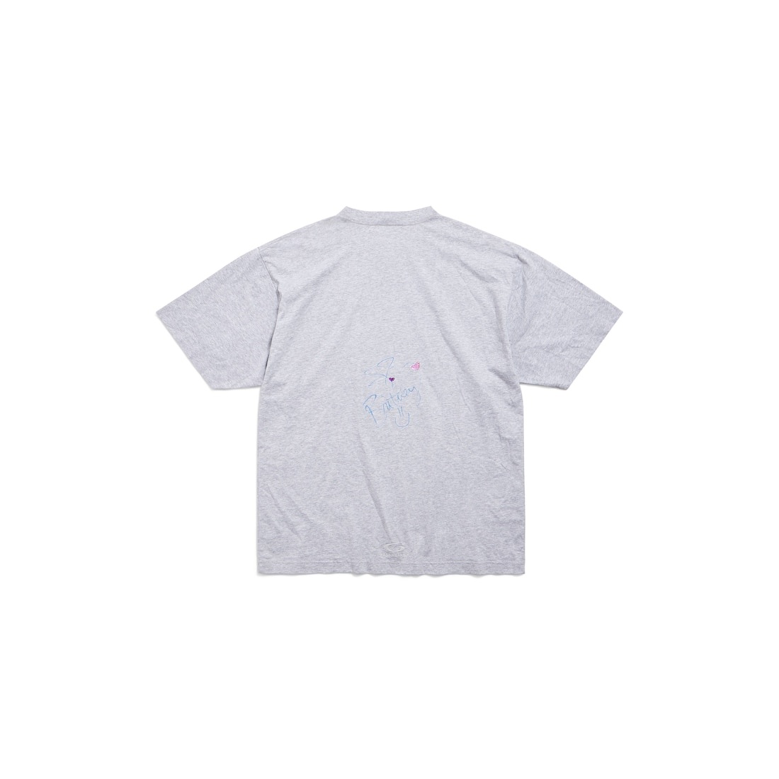 Balenciaga Music | Britney Spears Series T-shirt Medium Fit in Light Grey/pink - 6