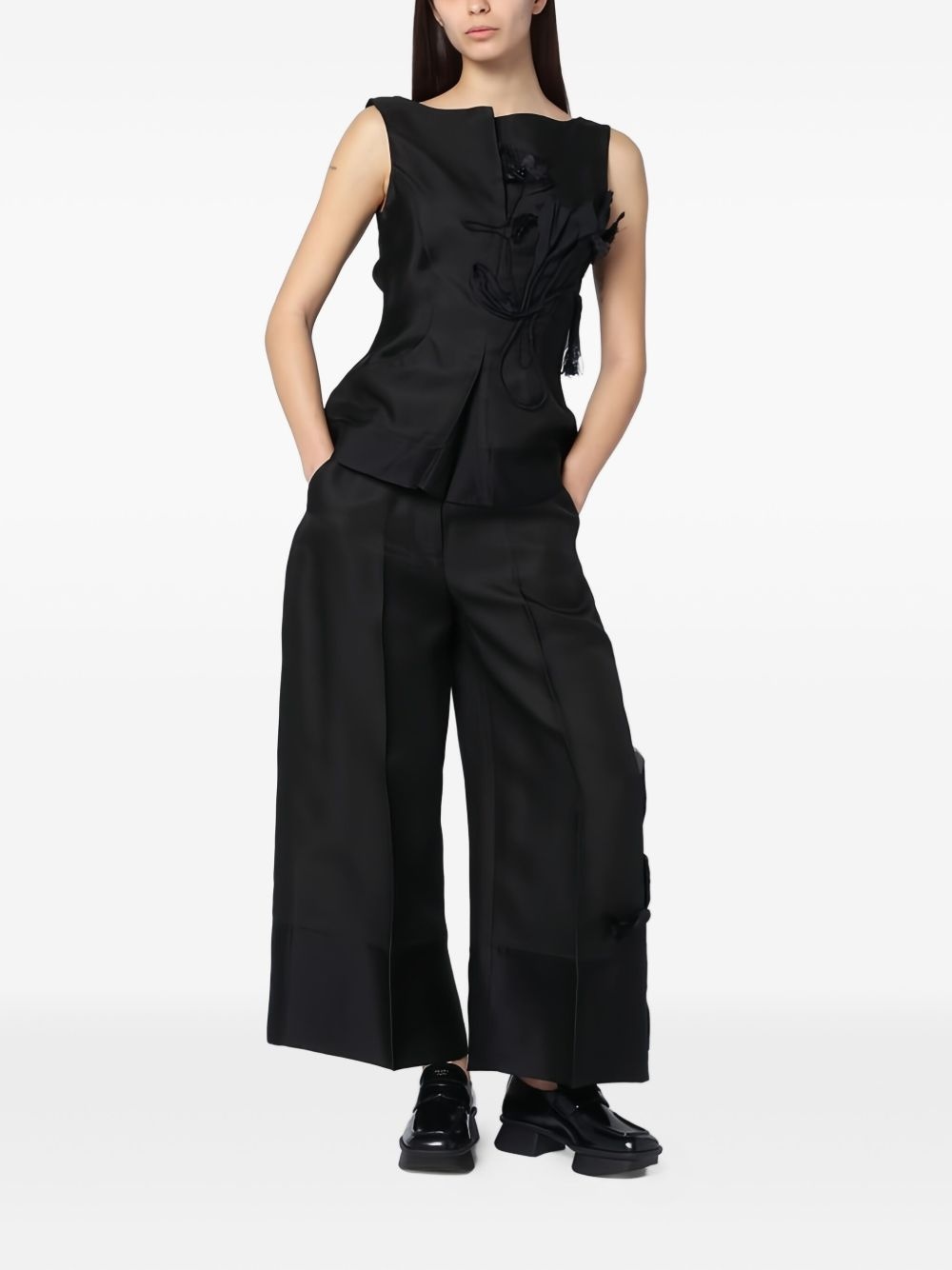 wide-leg trousers - 2
