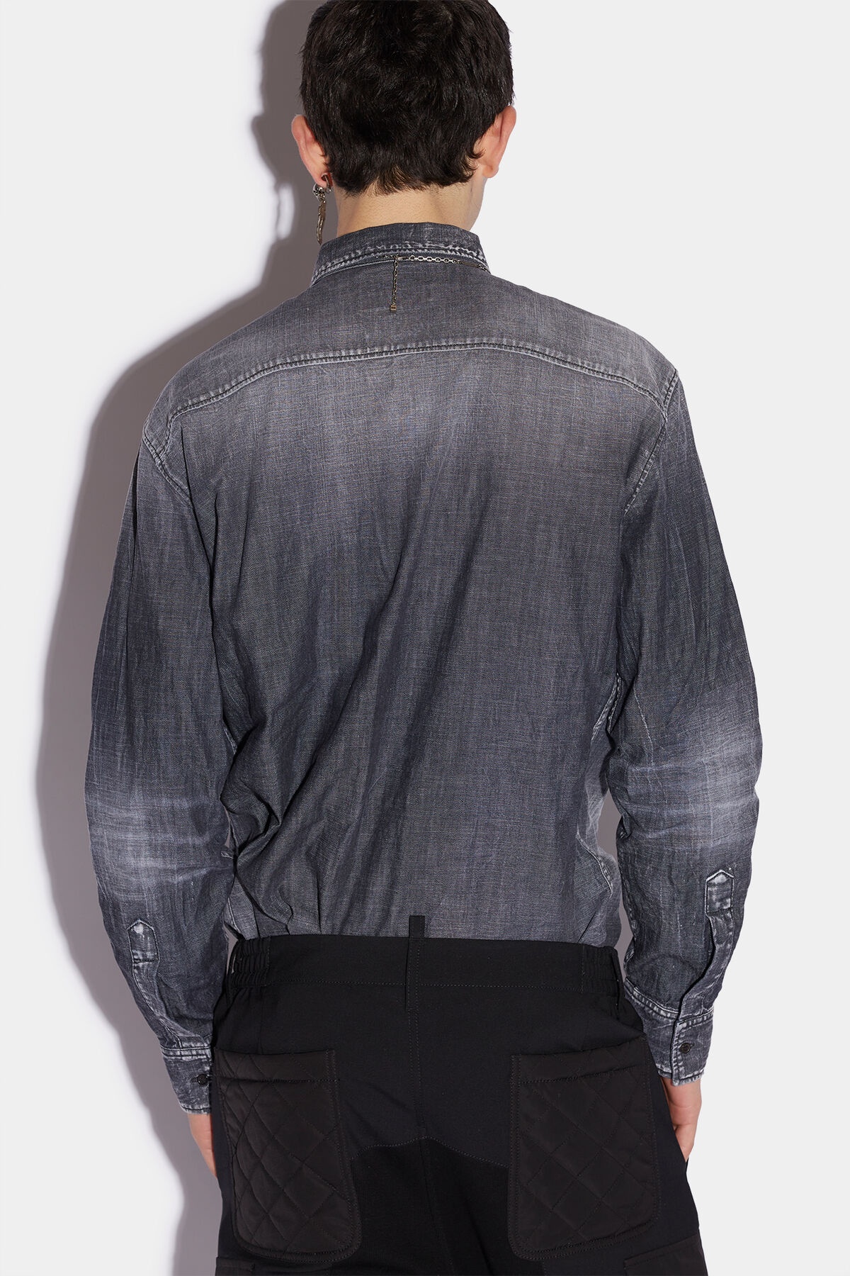 GREY WASH DAN SHIRT - 2