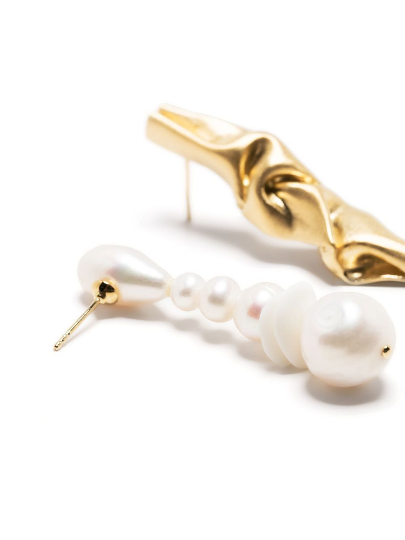 "Notsobig" Crumple drop earrings 4