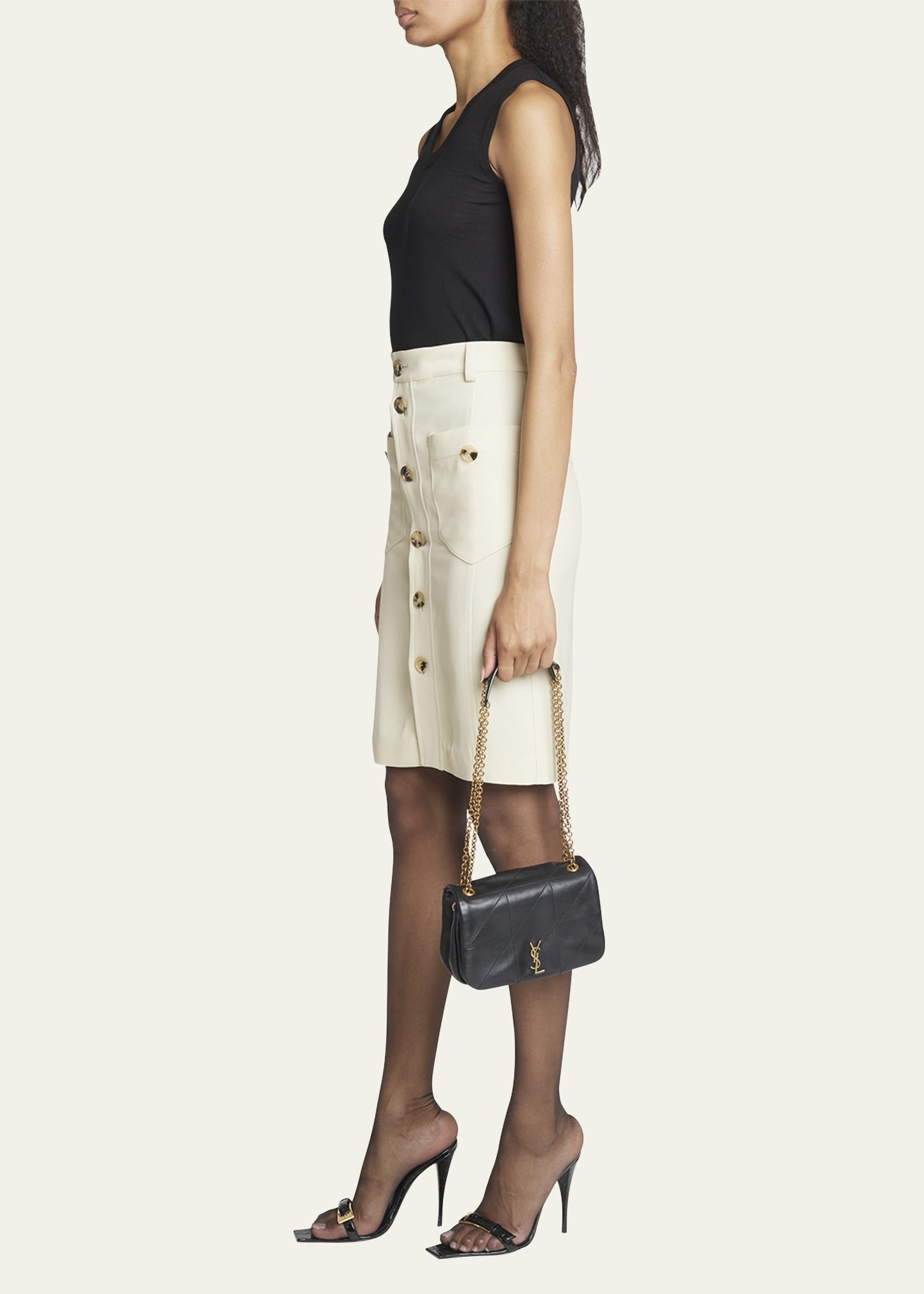 Jamie 4.3 Mini Patchwork Leather Shoulder Bag - 5