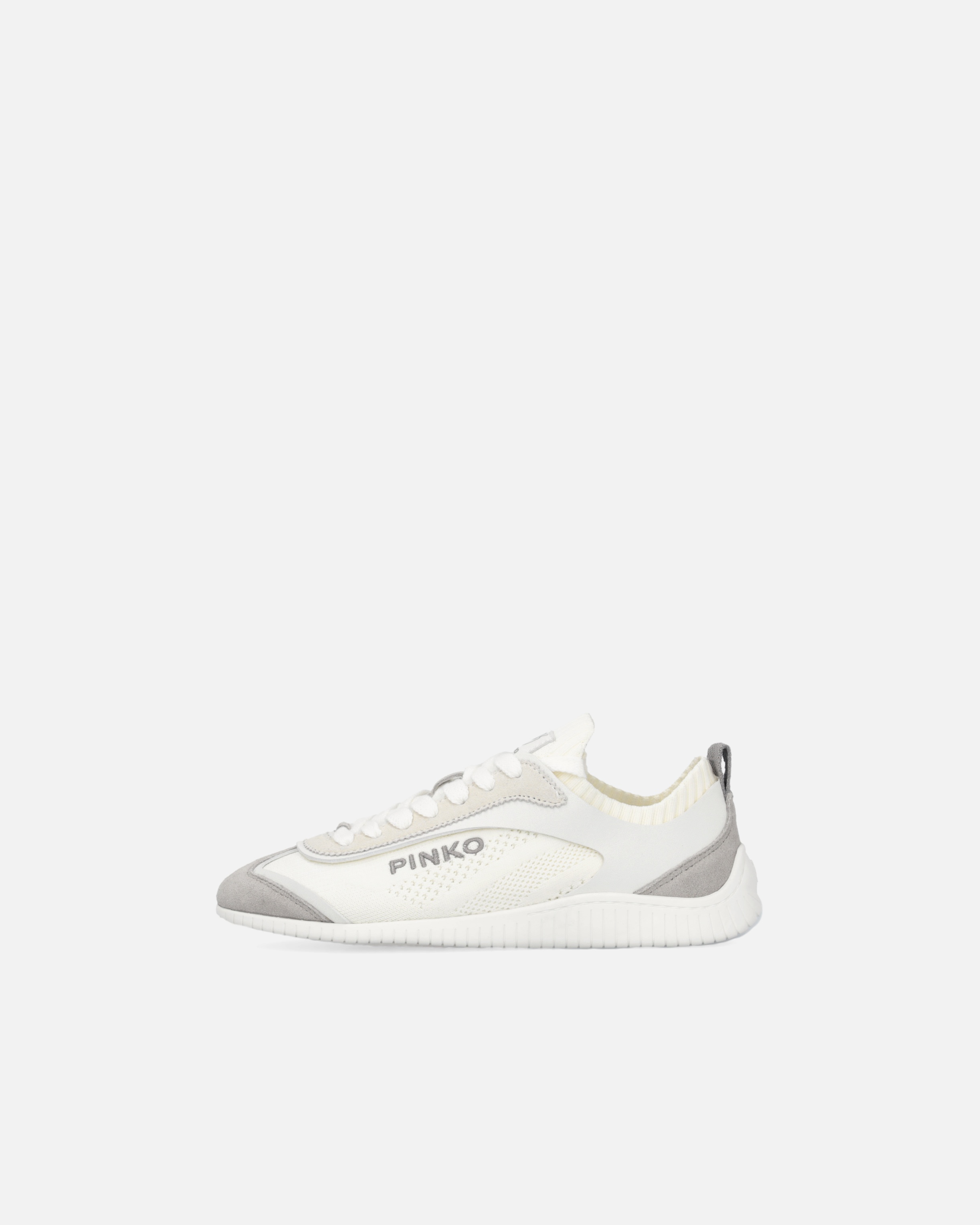 LIGHTWEIGHT KNIT FABRIC AND MICROFIBRE SNEAKERS - 5