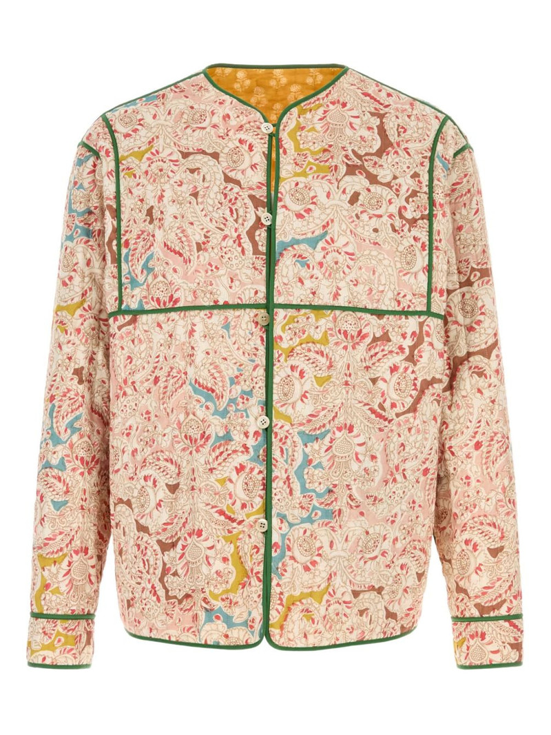paisley-print linen shirt 1