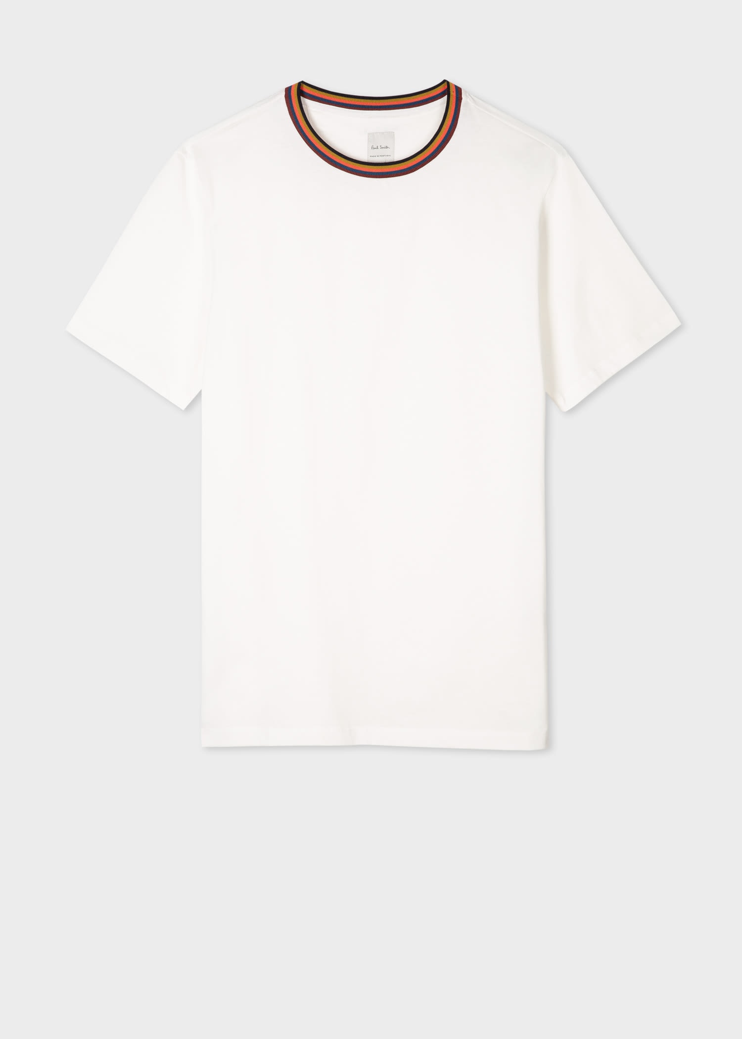 Paul Smith 'Artist Stripe' Collar T-Shirt | REVERSIBLE