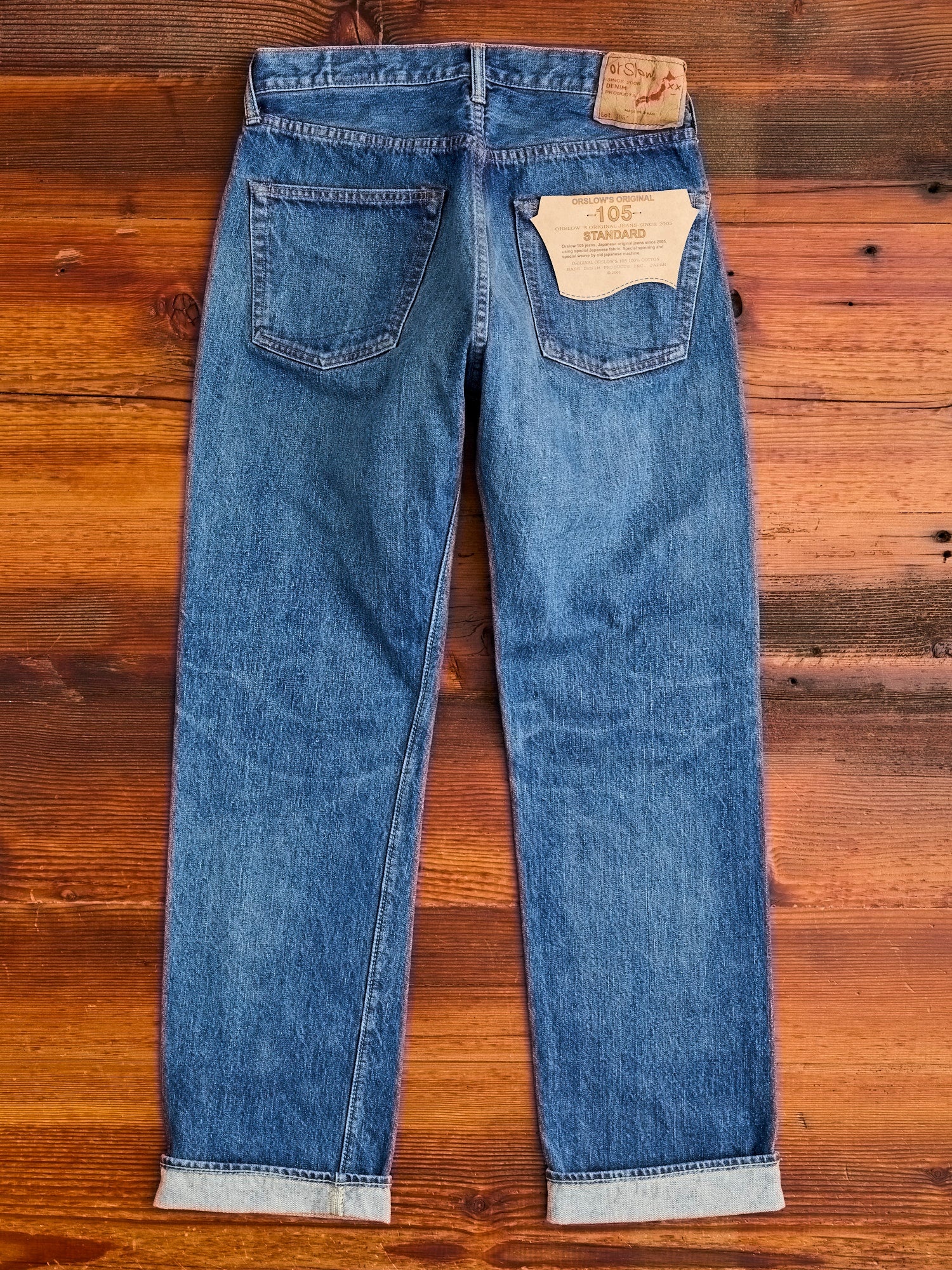 105 "2 Year Wash" 13.5oz Selvedge Denim - Standard Fit - 14