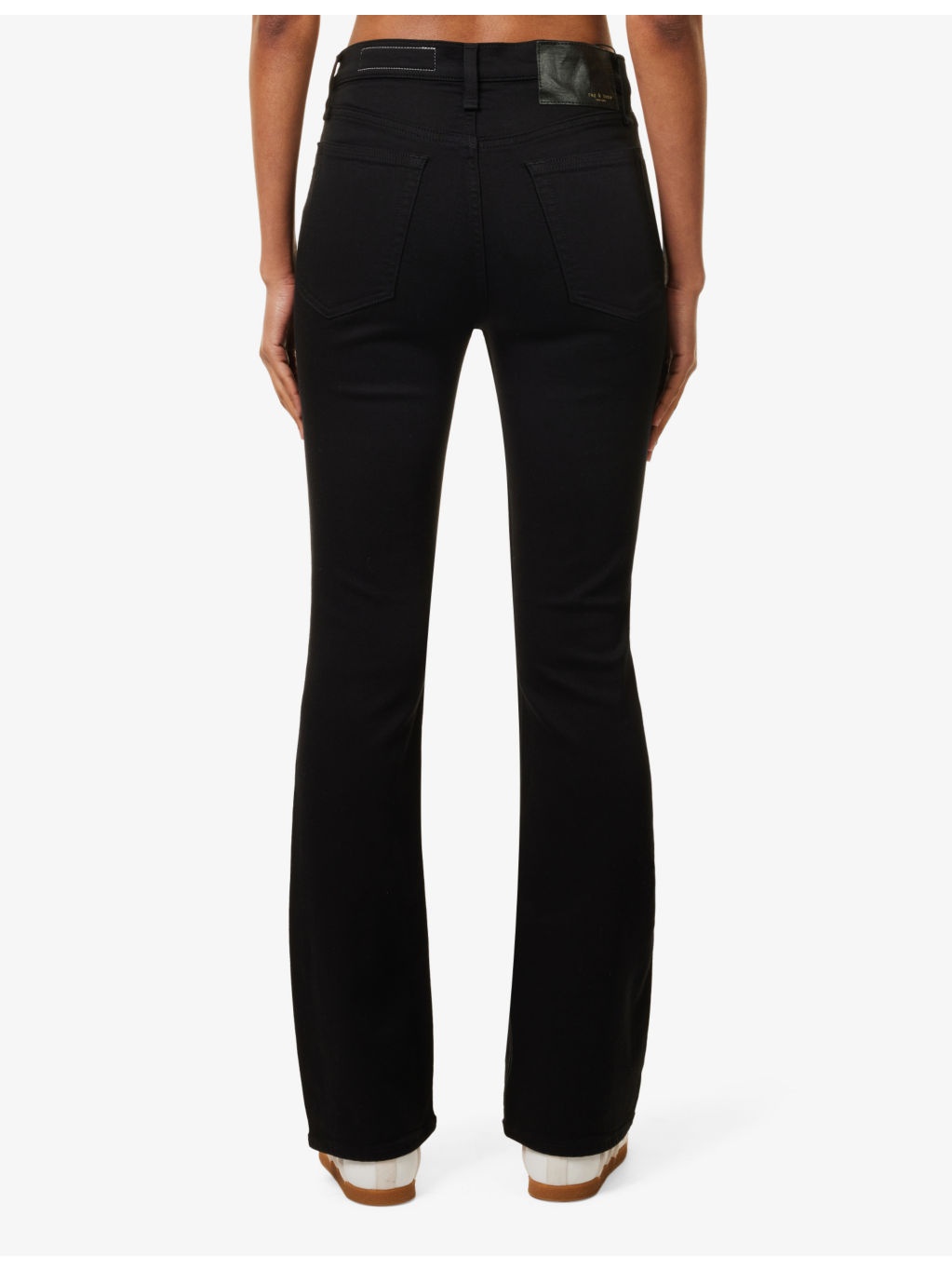 Peyton bootcut-leg mid-rise stretch-woven jeans - 4