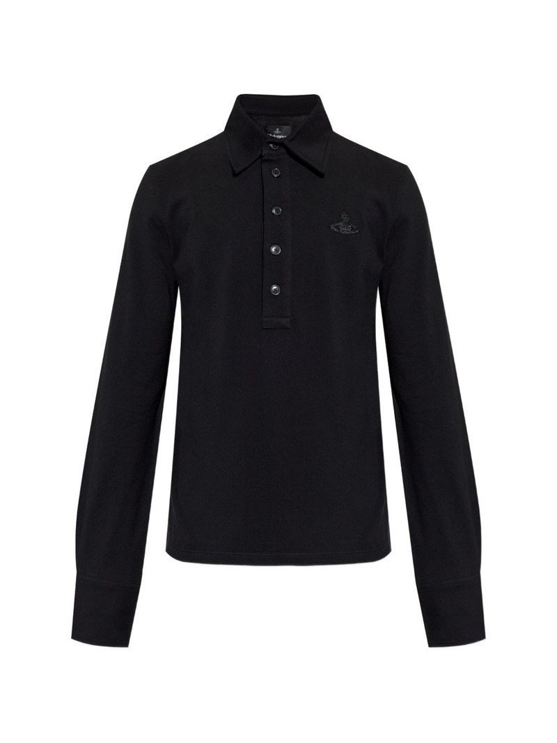 buttoned polo shirt 1