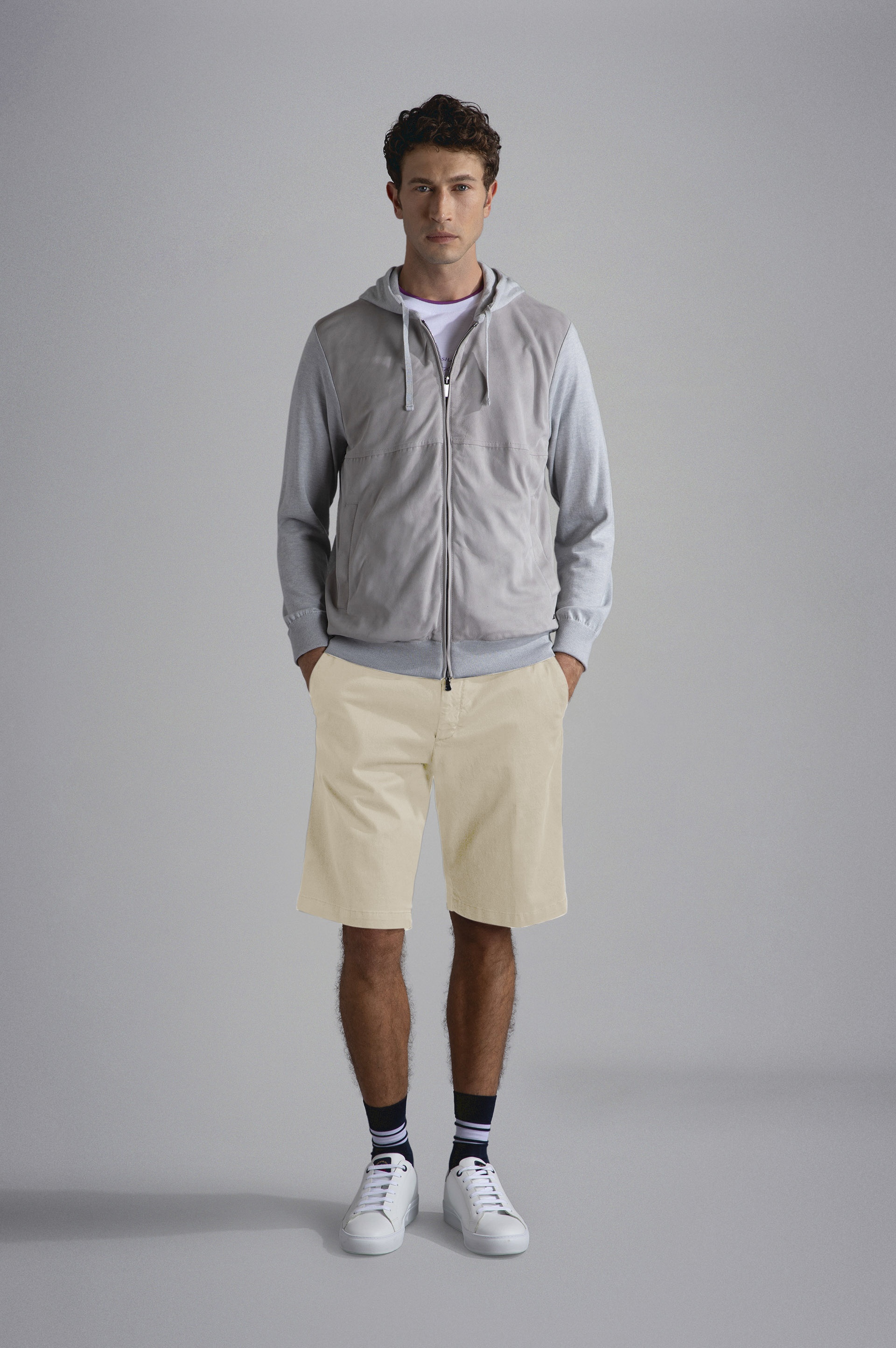 COTTON STRETCH BERMUDA SHORTS - 2