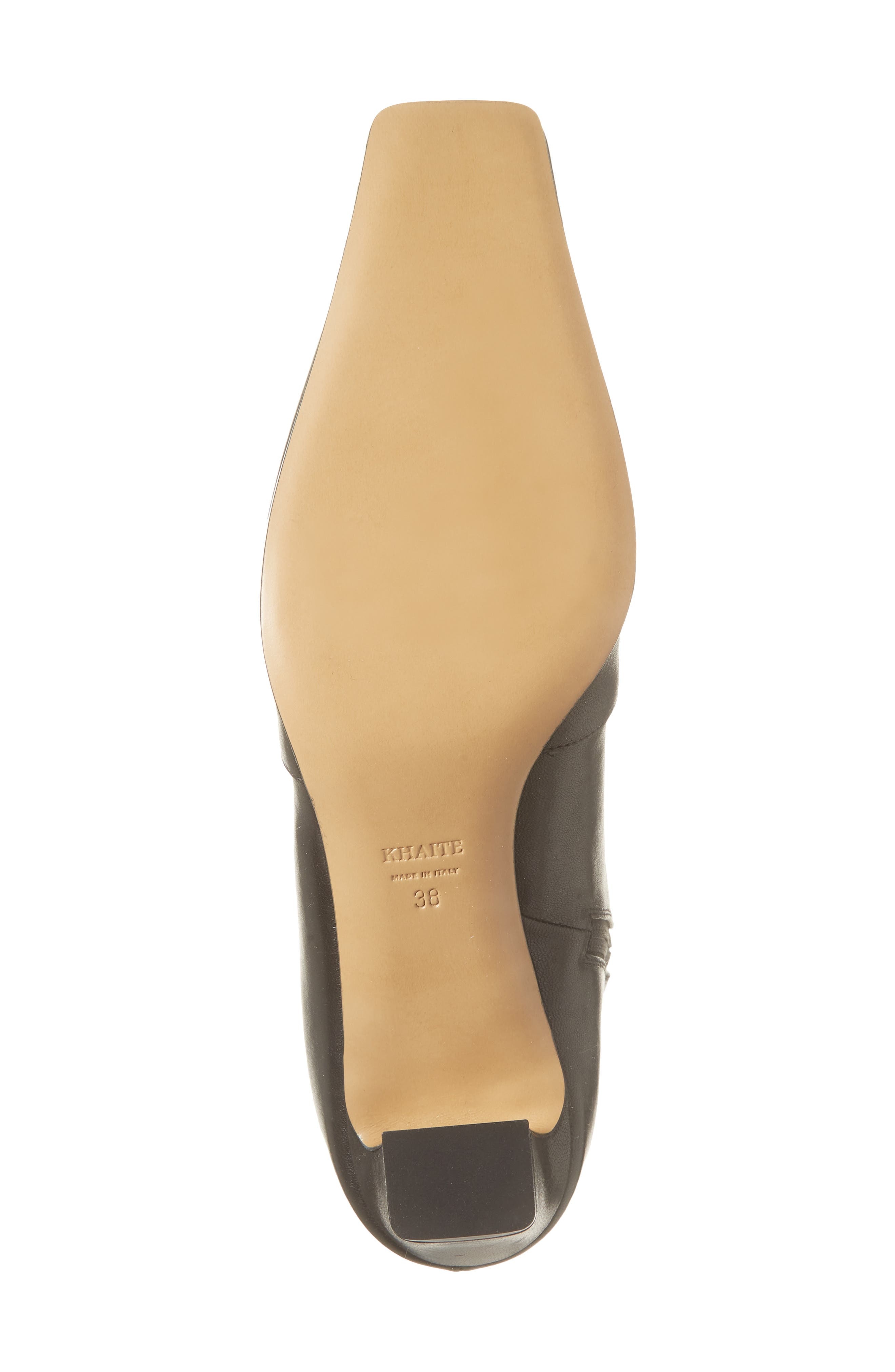 Khaite Nevada Square Toe Bootie in Black at Nordstrom - 6