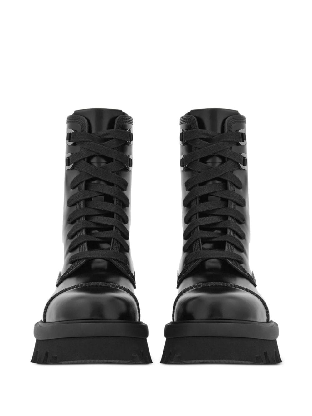 chunky-sole combat boots - 4