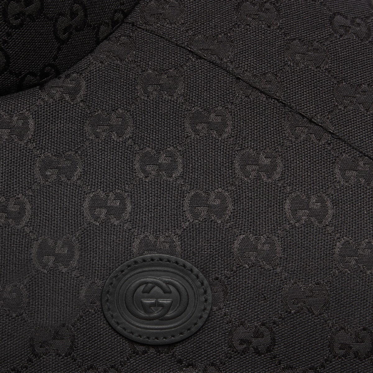 GG cotton canvas puffer vest - 4