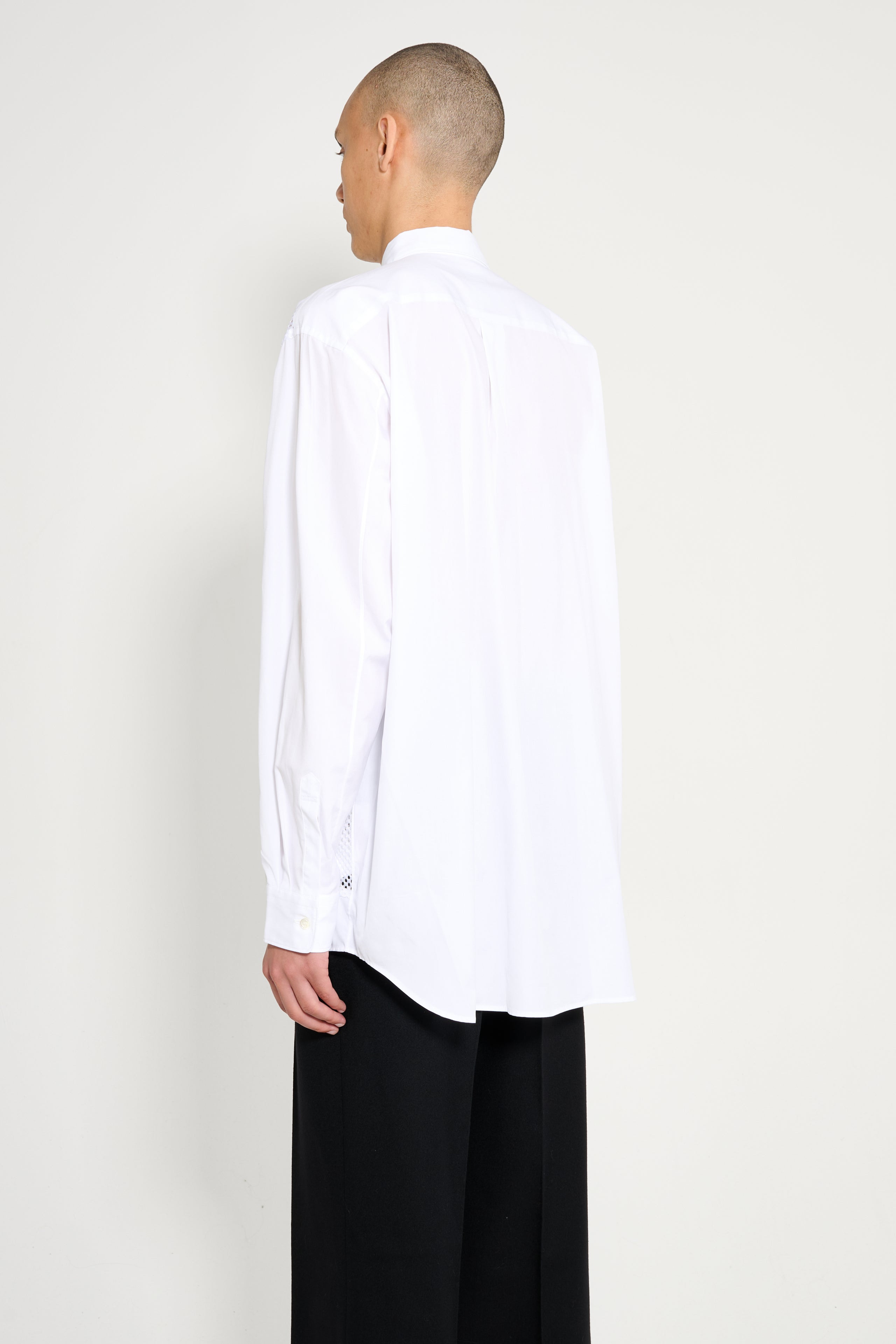 COMME DES GARÇONS HOMME PLUS SHIRT WHITE / WHITE - 3
