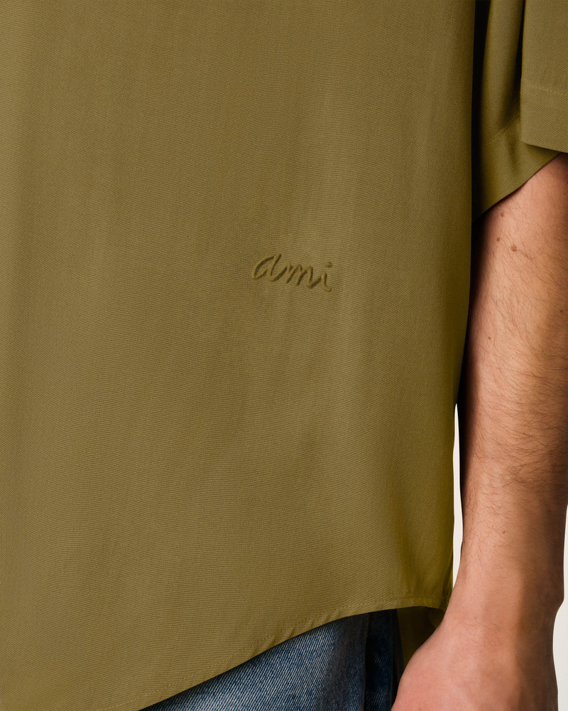 GREEN AMI CAMP SHORT SLEEVED SHIRT 4