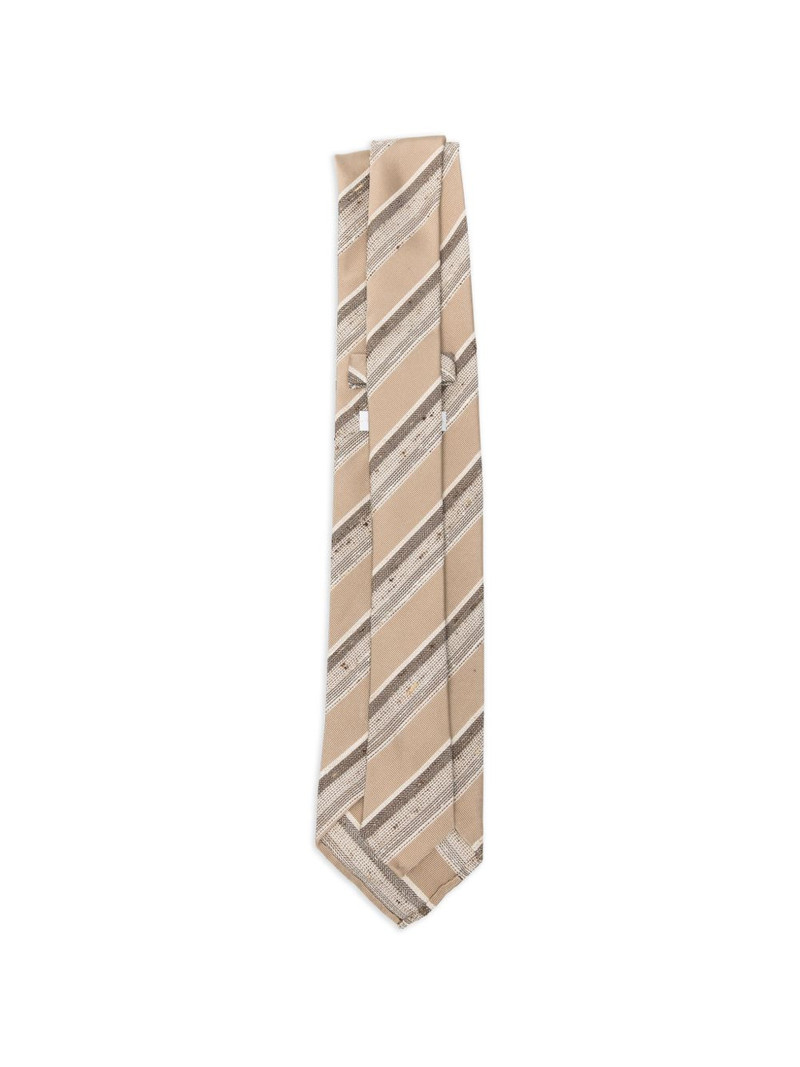 LARDINI striped tie outlook