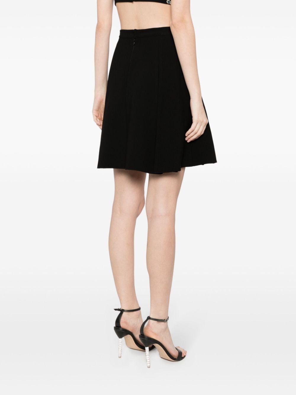 crystal-embellished cady miniskirt - 4