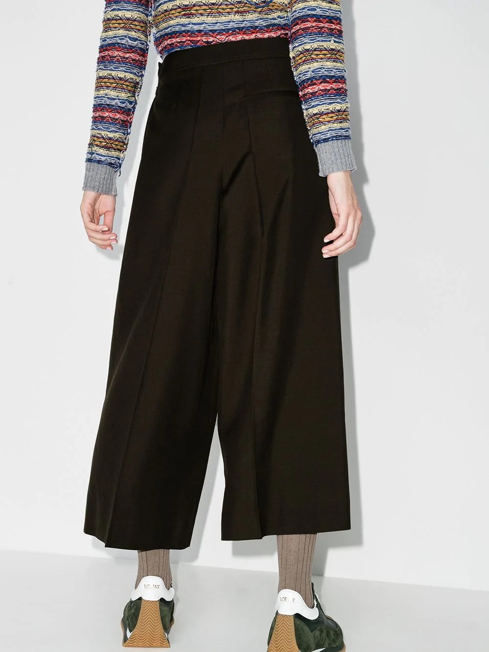 wide-leg wool culottes - 3