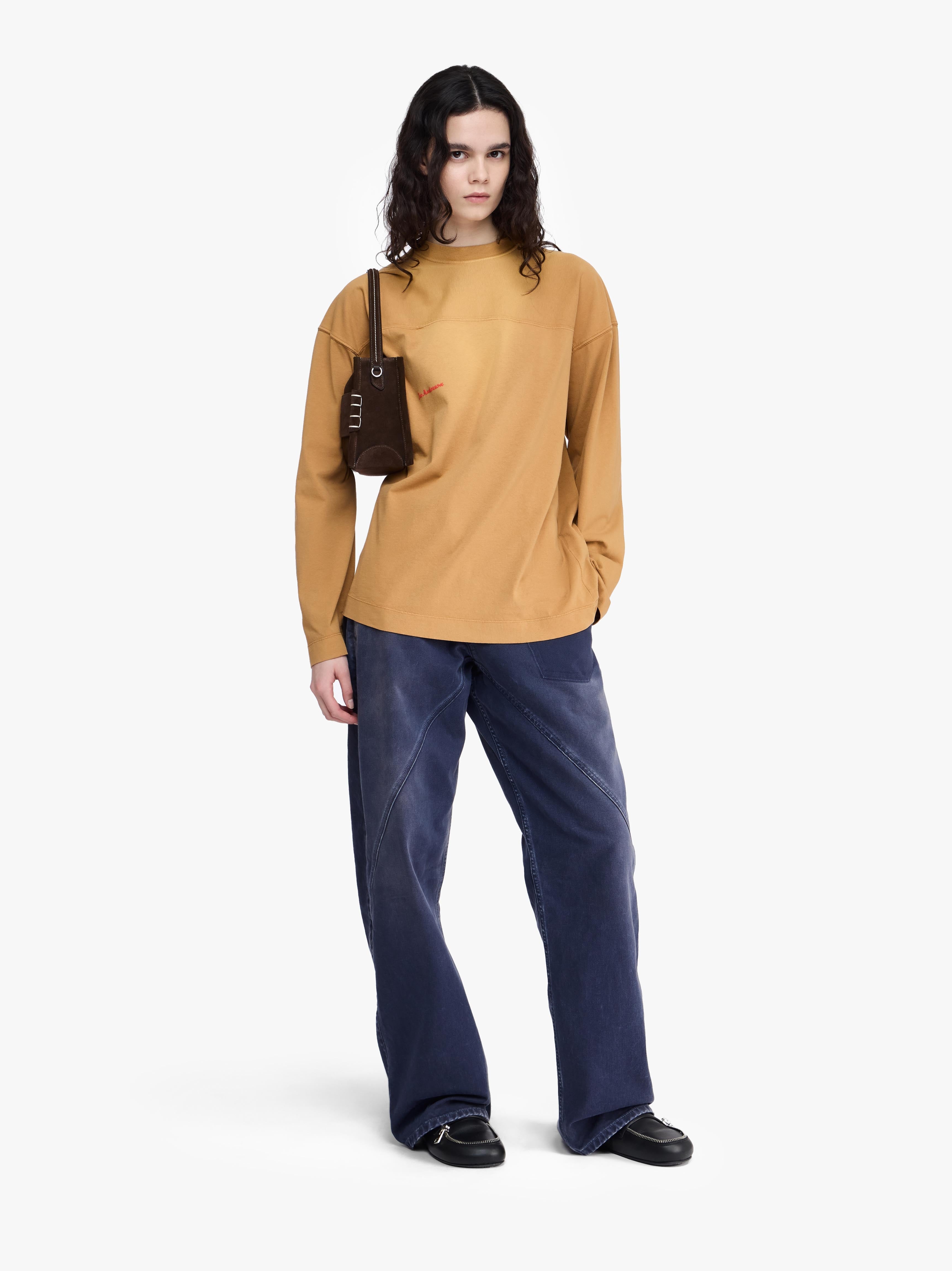 GARMENT DYED LONG SLEEVE T-SHIRT - 2