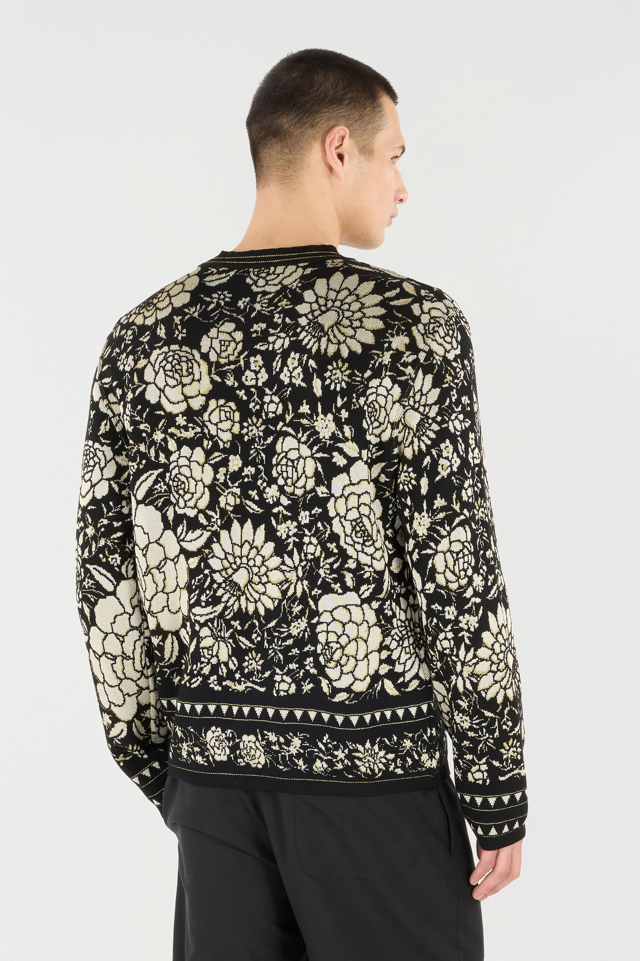 Floral Wool-Blend Sweater - 4