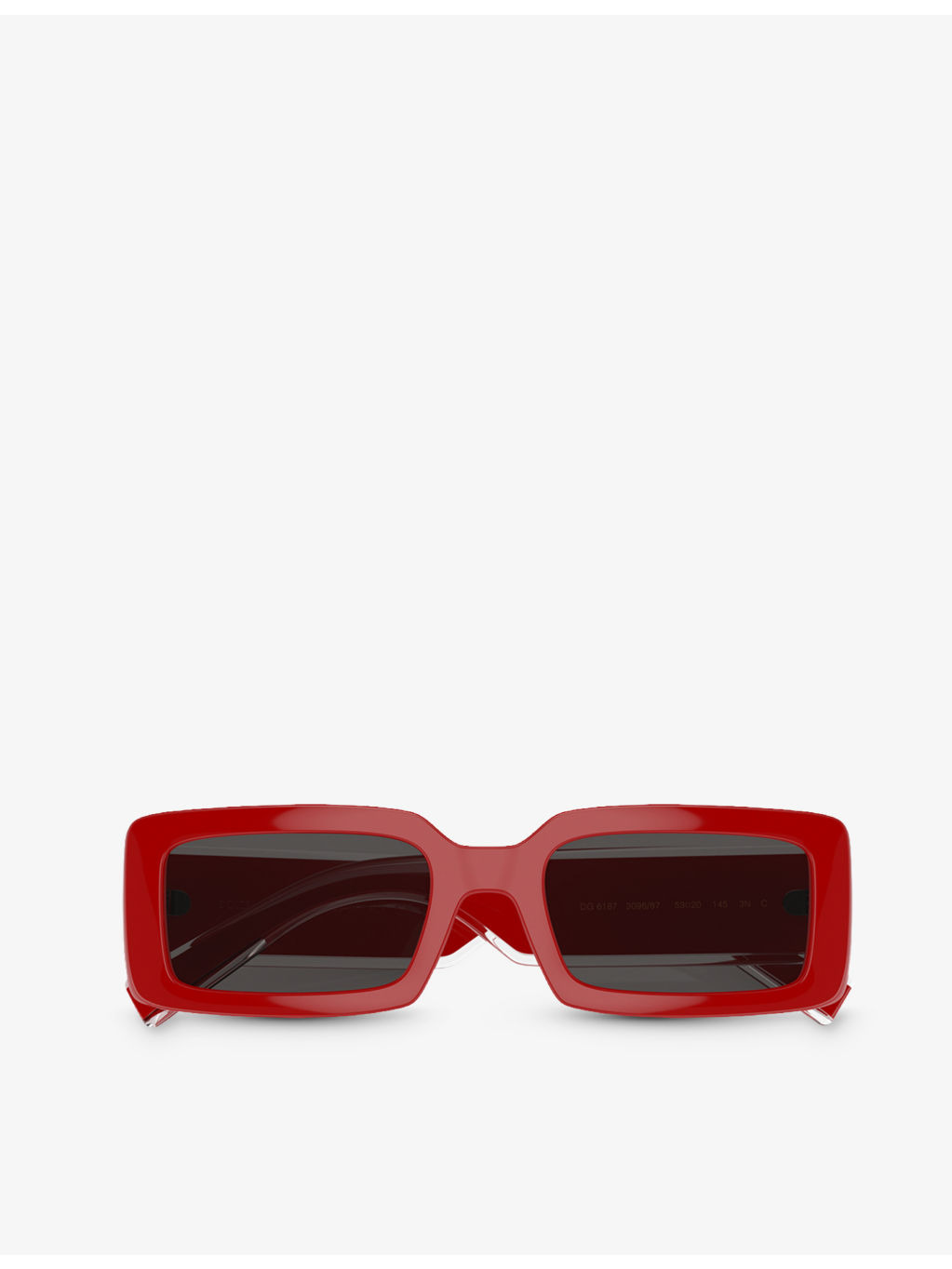 DG6187 rectangle-frame injected sunglasses - 5